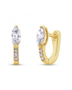 14KY EARRING 0.42CT CVD