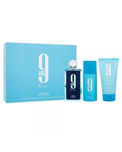 AFNAN 9 AM DIVE 3.4 EDP SP + 5.0 S/G + 5.0 DT for Unisex