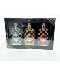 ORIENTICA LUXURY COLLECTION 1.0 EDP AMBER ROUGE + ROYAL AMBER + OUD SAFFRON for Unisex